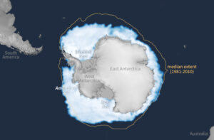 Unprecedented Decline in Antarctic Sea Ice Sets New Record